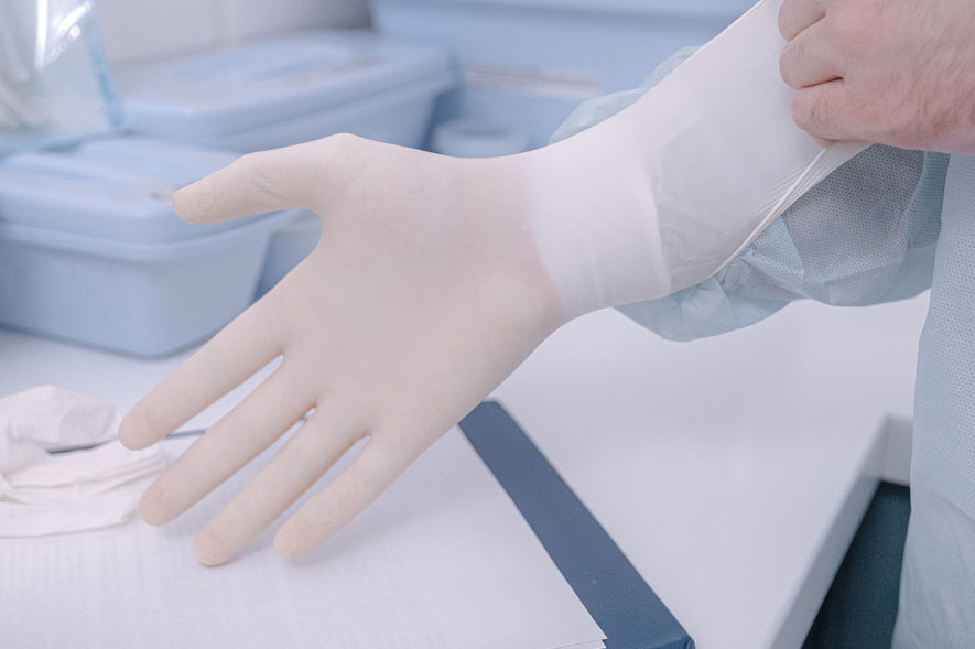 Latex Surgical Gloves Powdered